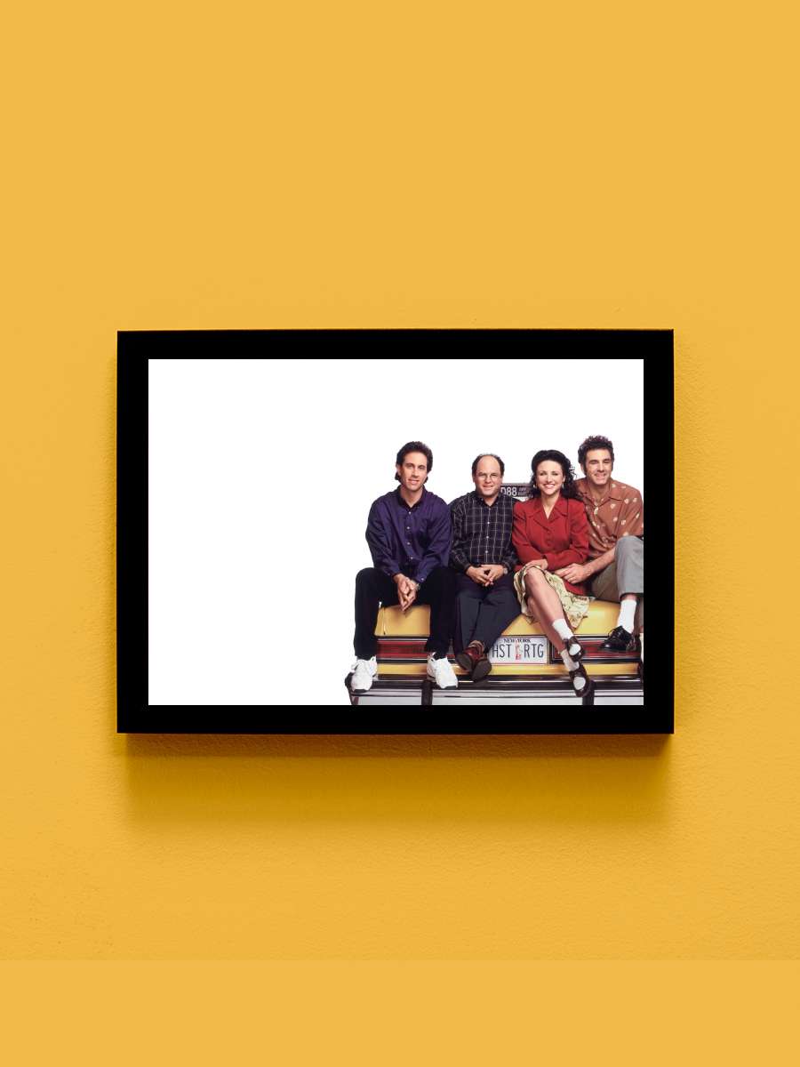 Seinfeld Dizi Tablo Siyah Çerçeveli Dizi Poster Duvar Tablo