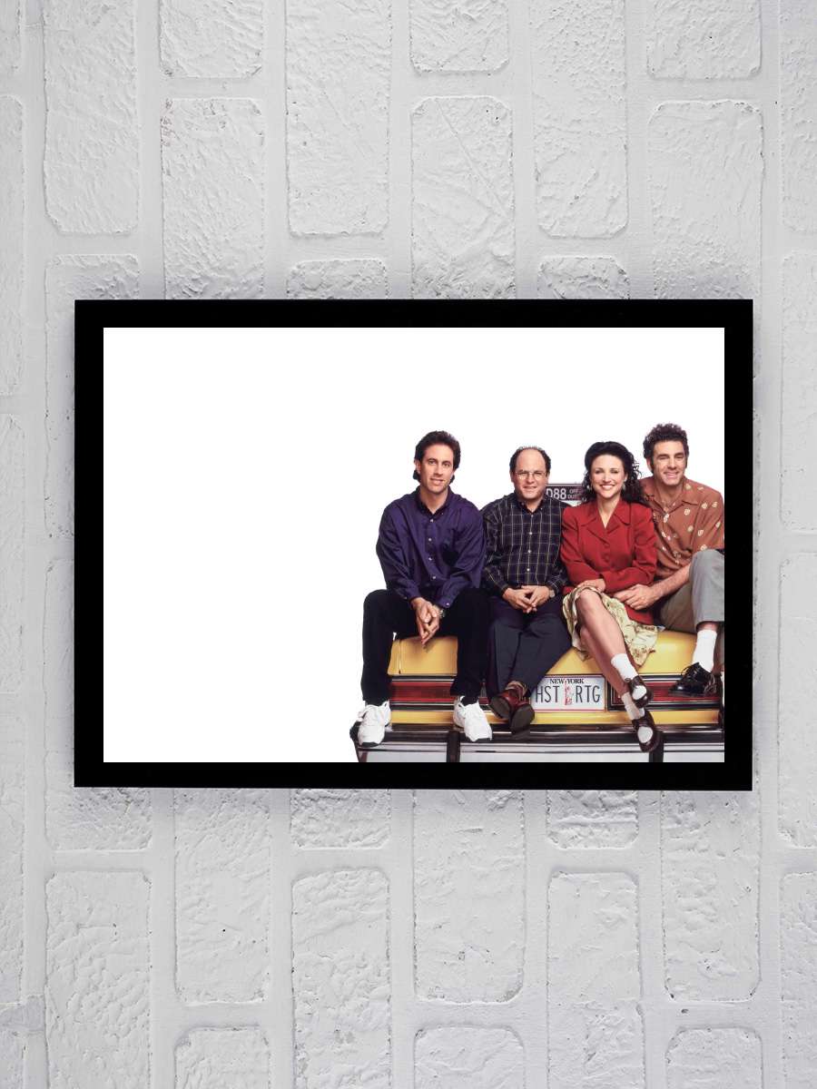 Seinfeld Dizi Tablo Siyah Çerçeveli Dizi Poster Duvar Tablo