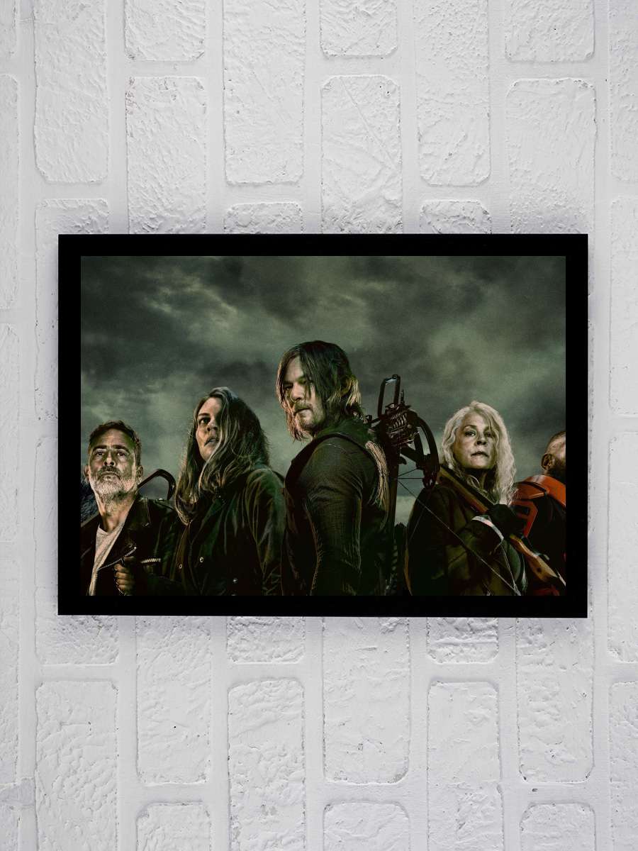 The Walking Dead Dizi Tablo Siyah Çerçeveli Dizi Poster Duvar Tablo