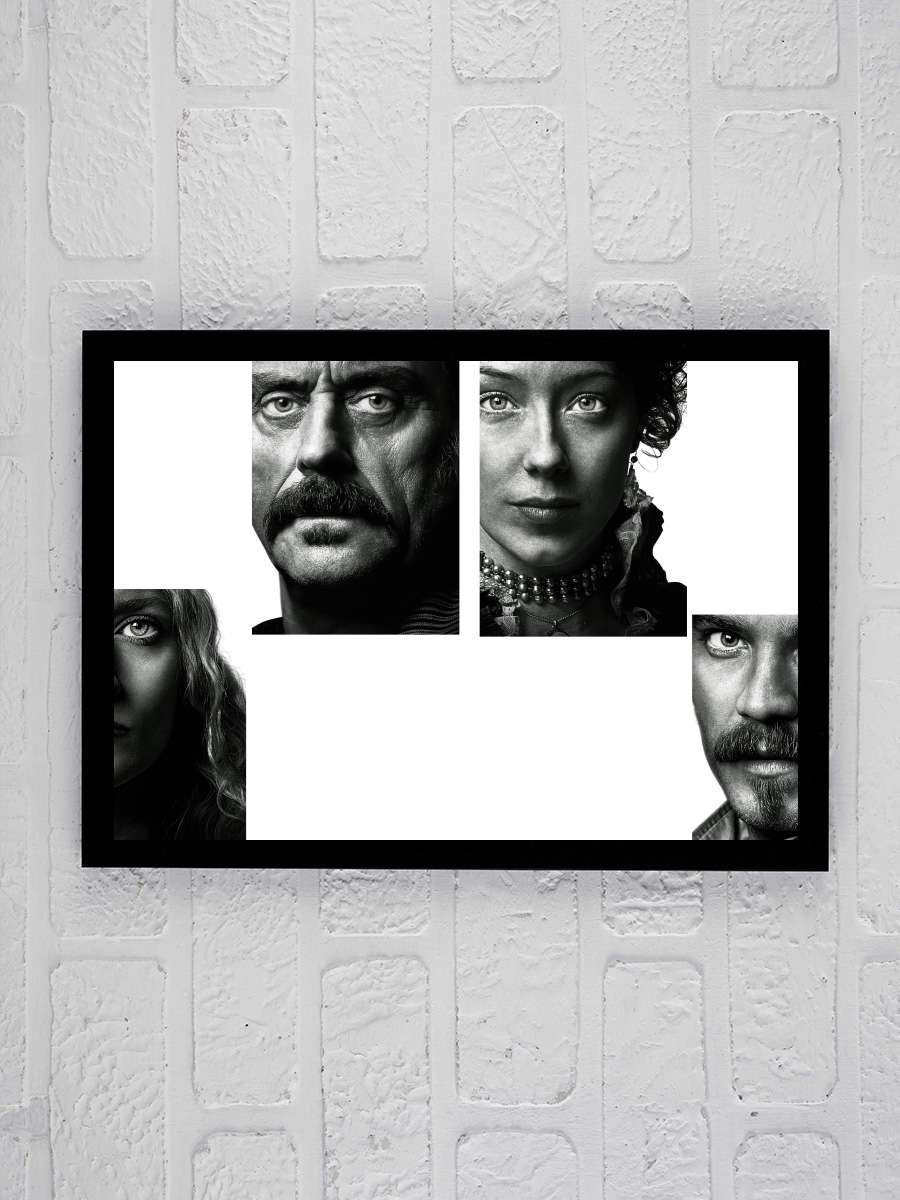 Deadwood Dizi Tablo Siyah Çerçeveli Dizi Poster Duvar Tablo