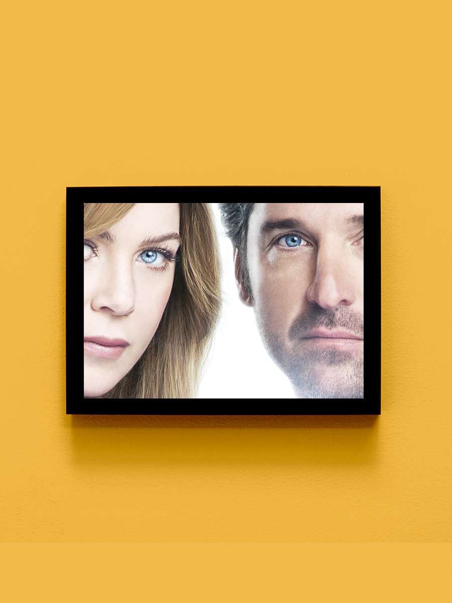 Grey's Anatomy Dizi Tablo Siyah Çerçeveli Dizi Poster Duvar Tablo