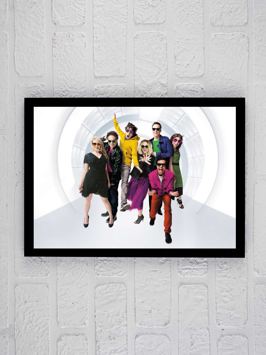 The Big Bang Theory Dizi Tablo Siyah Çerçeveli Dizi Poster Duvar Tablo