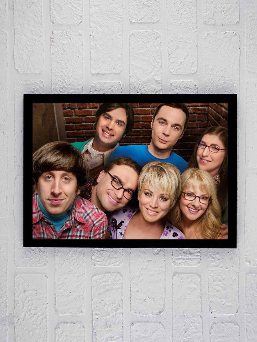 The Big Bang Theory Dizi Tablo Siyah Çerçeveli Dizi Poster Duvar Tablo