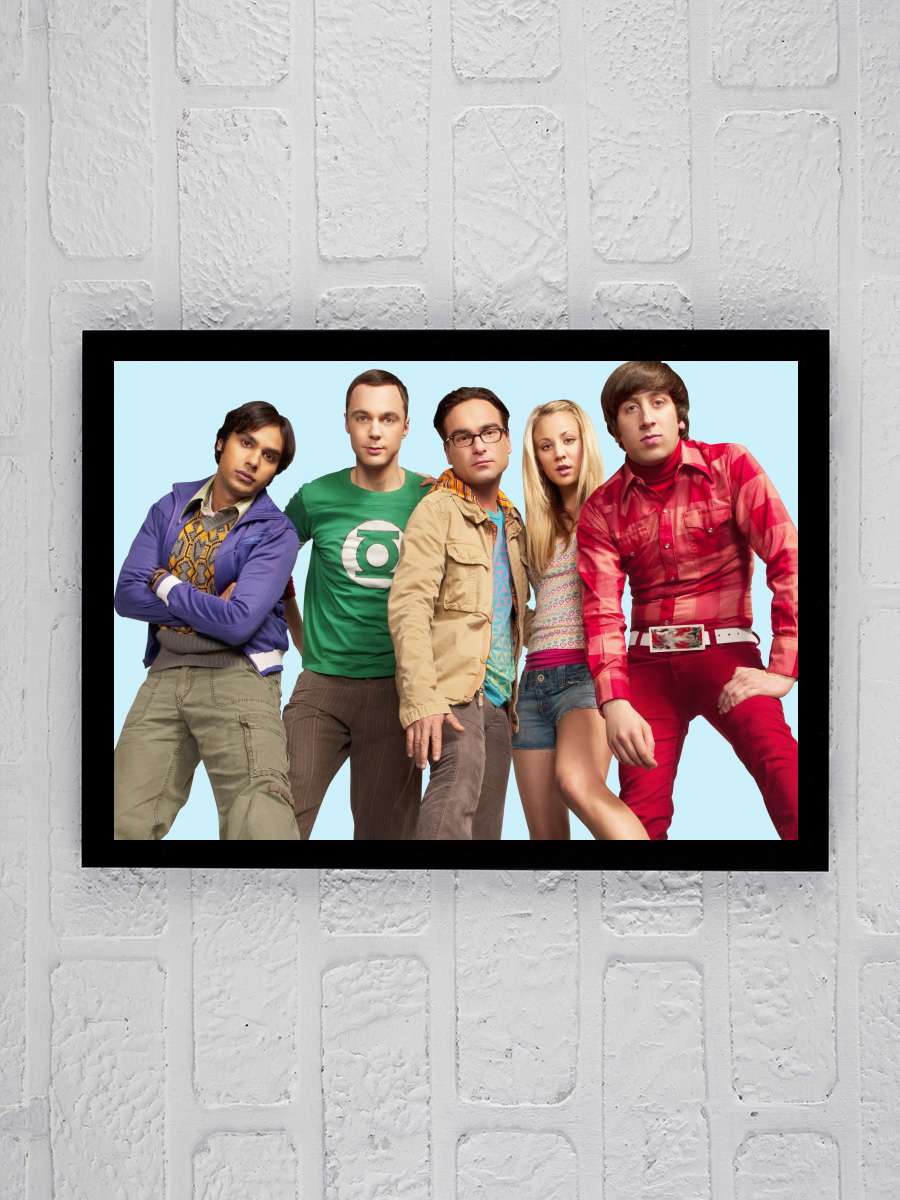 The Big Bang Theory Dizi Tablo Siyah Çerçeveli Dizi Poster Duvar Tablo