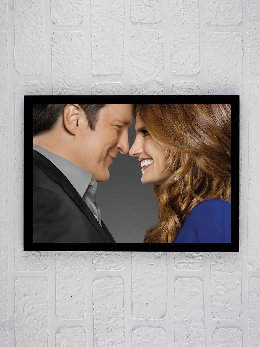 Castle Dizi Tablo Siyah Çerçeveli Dizi Poster Duvar Tablo