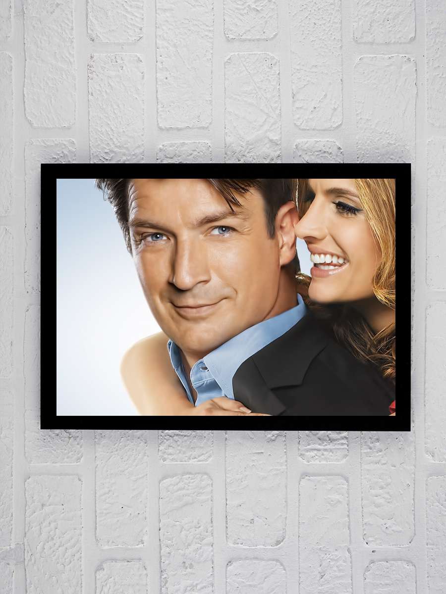 Castle Dizi Tablo Siyah Çerçeveli Dizi Poster Duvar Tablo