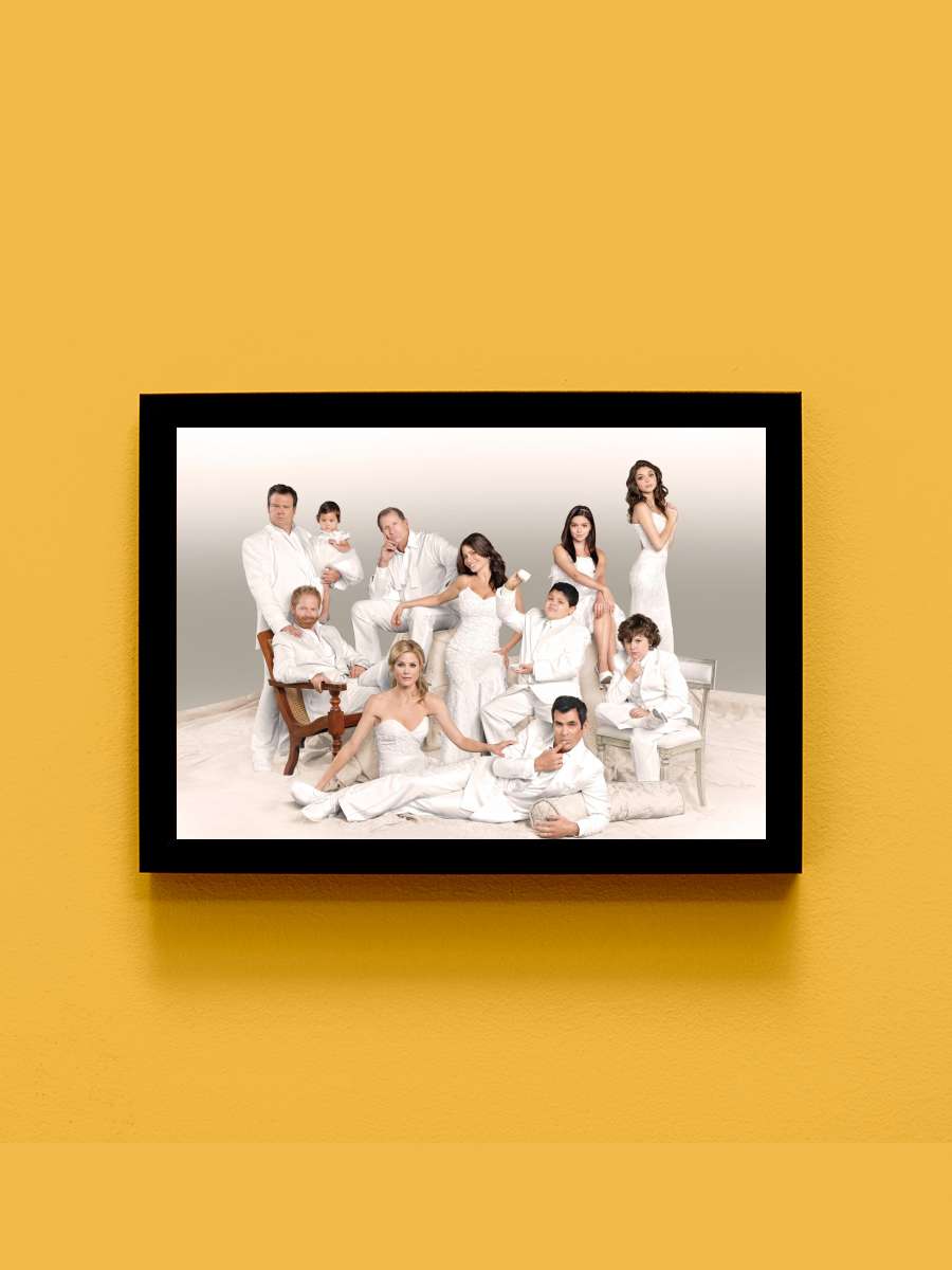 Modern Family Dizi Tablo Siyah Çerçeveli Dizi Poster Duvar Tablo