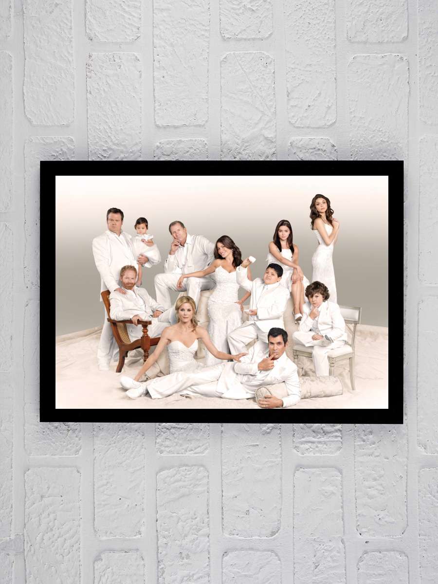 Modern Family Dizi Tablo Siyah Çerçeveli Dizi Poster Duvar Tablo