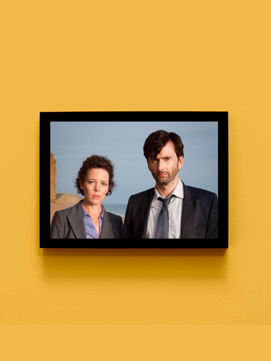 Broadchurch Dizi Tablo Siyah Çerçeveli Dizi Poster Duvar Tablo