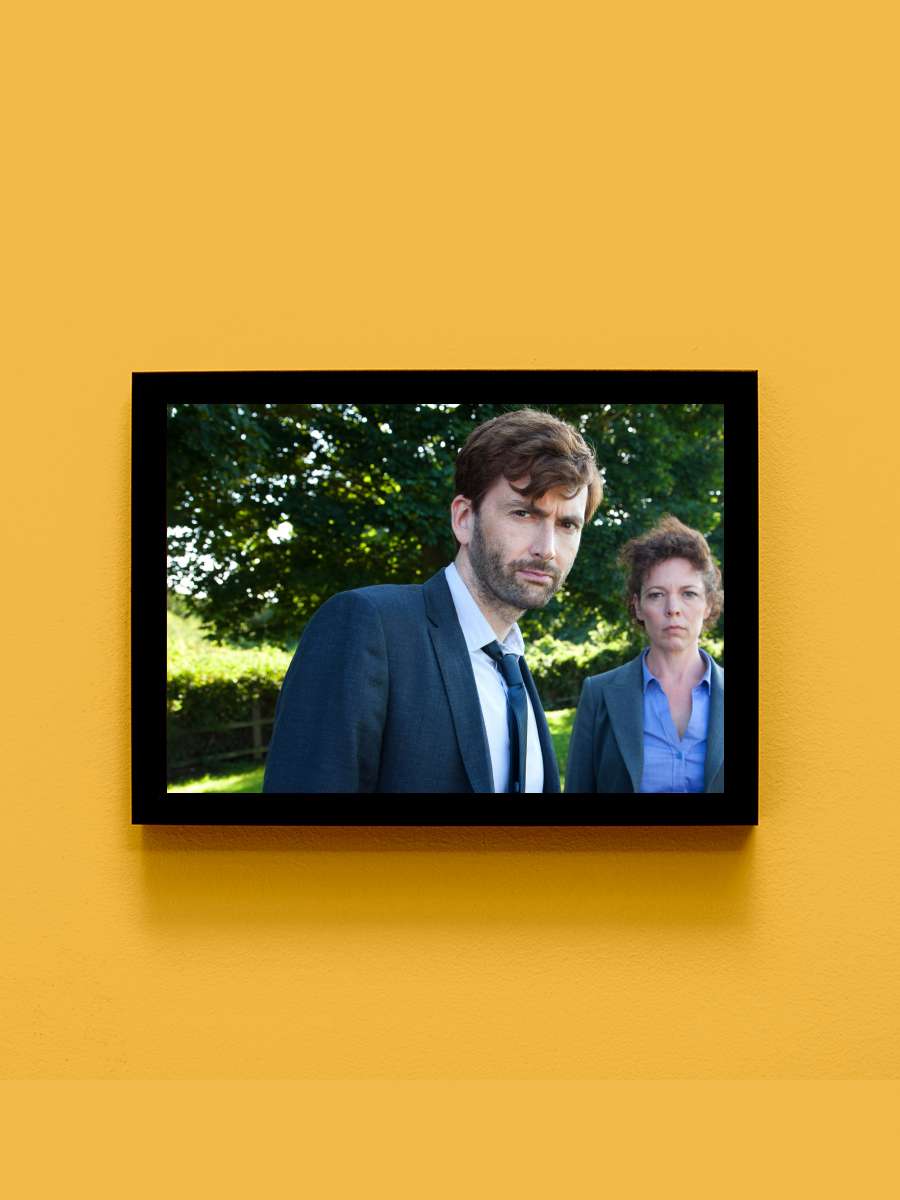 Broadchurch Dizi Tablo Siyah Çerçeveli Dizi Poster Duvar Tablo