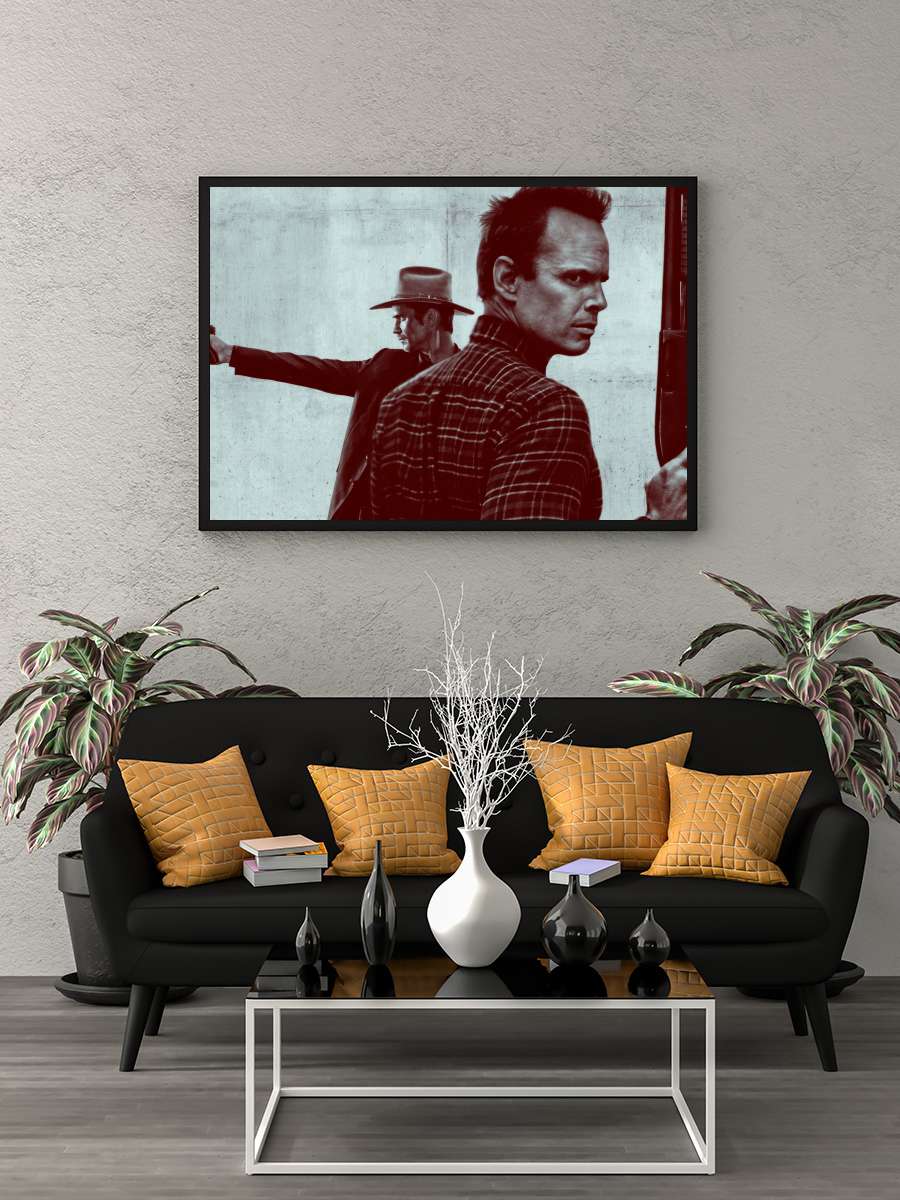 Justified Dizi Tablo Siyah Çerçeveli Dizi Poster Duvar Tablo