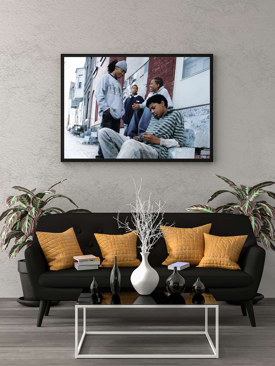 The Wire Dizi Tablo Siyah Çerçeveli Dizi Poster Duvar Tablo