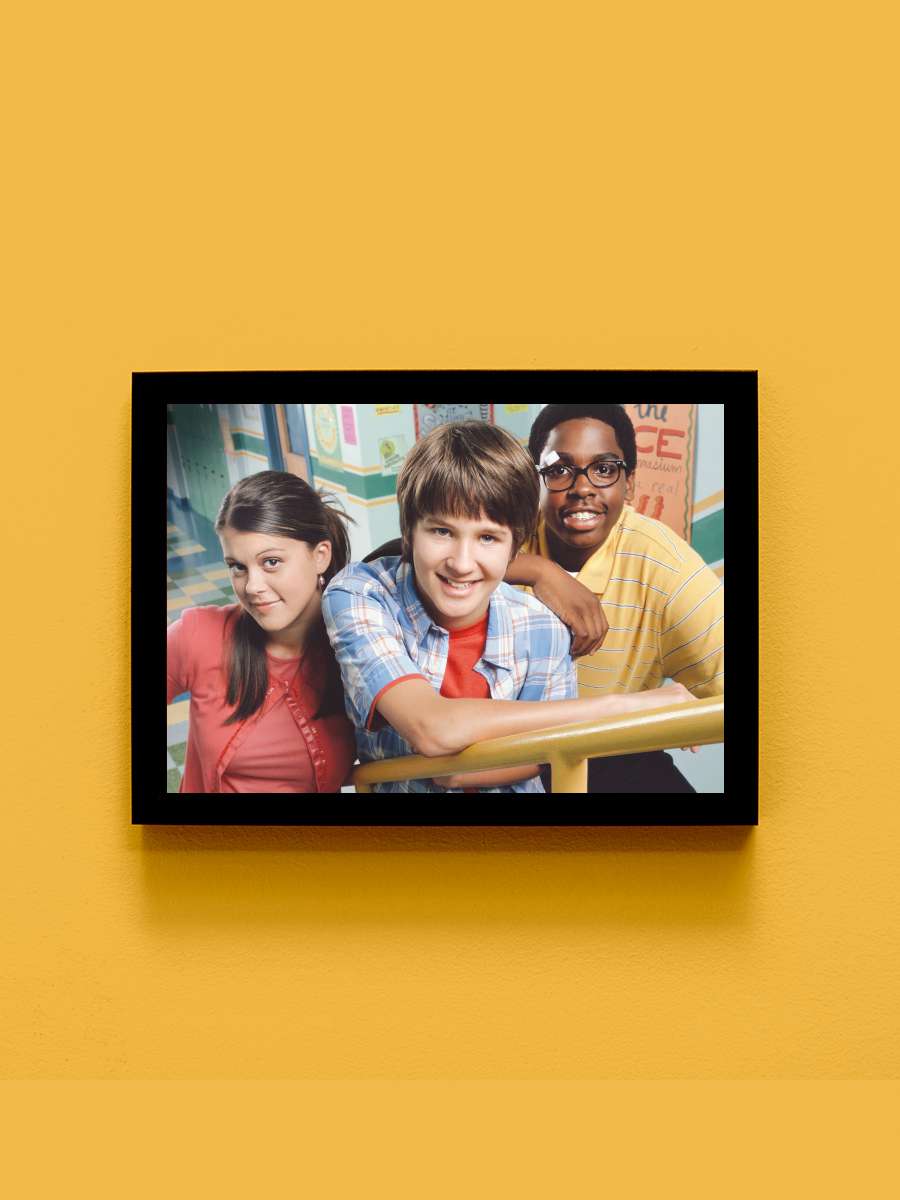 Ned's Declassified School Survival Guide Dizi Tablo Siyah Çerçeveli Dizi Poster Duvar Tablo