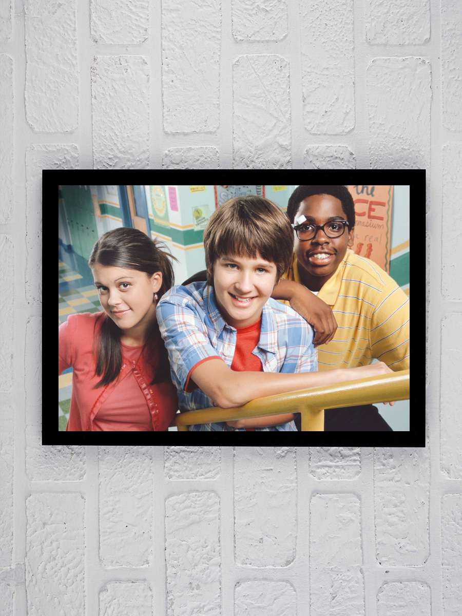 Ned's Declassified School Survival Guide Dizi Tablo Siyah Çerçeveli Dizi Poster Duvar Tablo