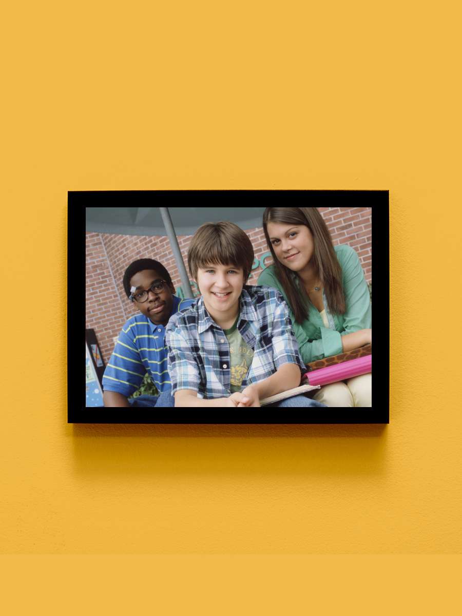 Ned's Declassified School Survival Guide Dizi Tablo Siyah Çerçeveli Dizi Poster Duvar Tablo