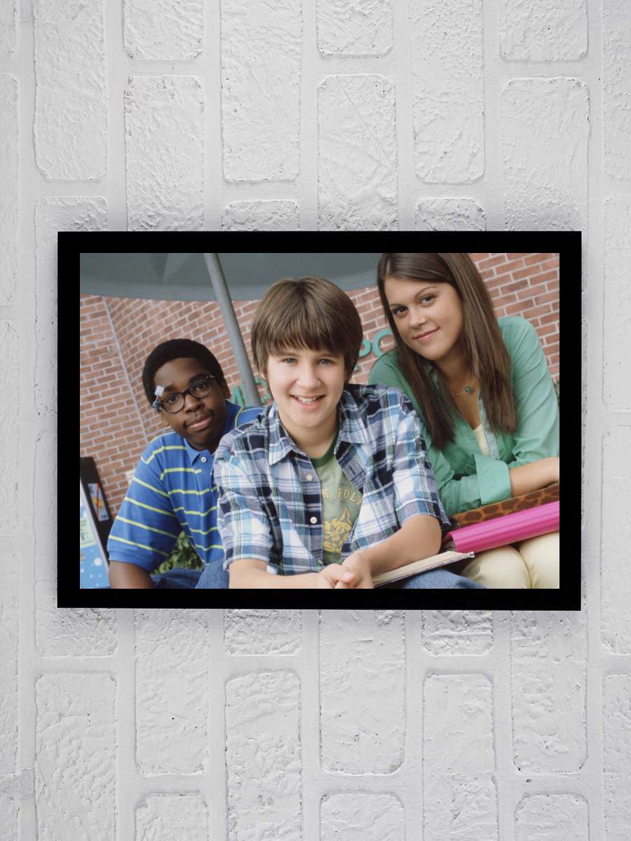 Ned's Declassified School Survival Guide Dizi Tablo Siyah Çerçeveli Dizi Poster Duvar Tablo