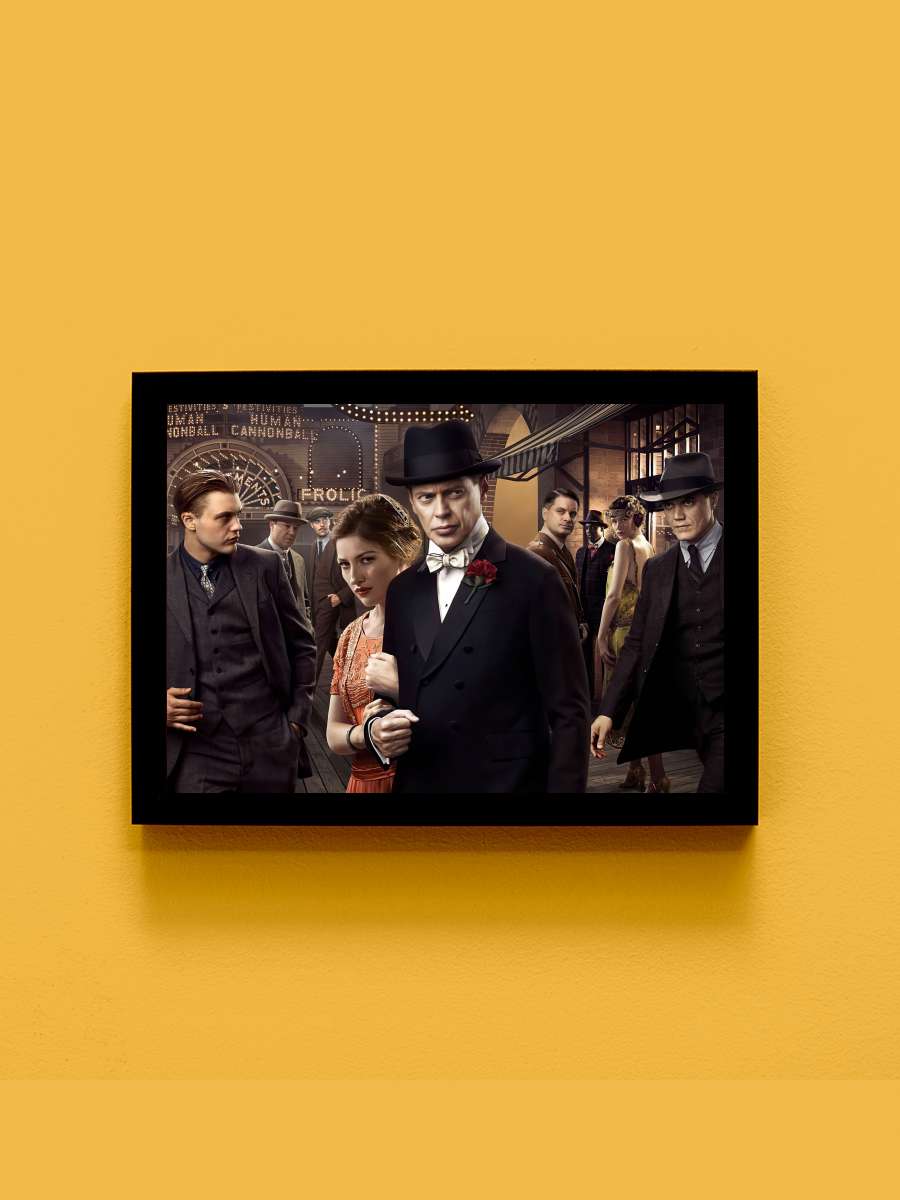 Boardwalk Empire Dizi Tablo Siyah Çerçeveli Dizi Poster Duvar Tablo