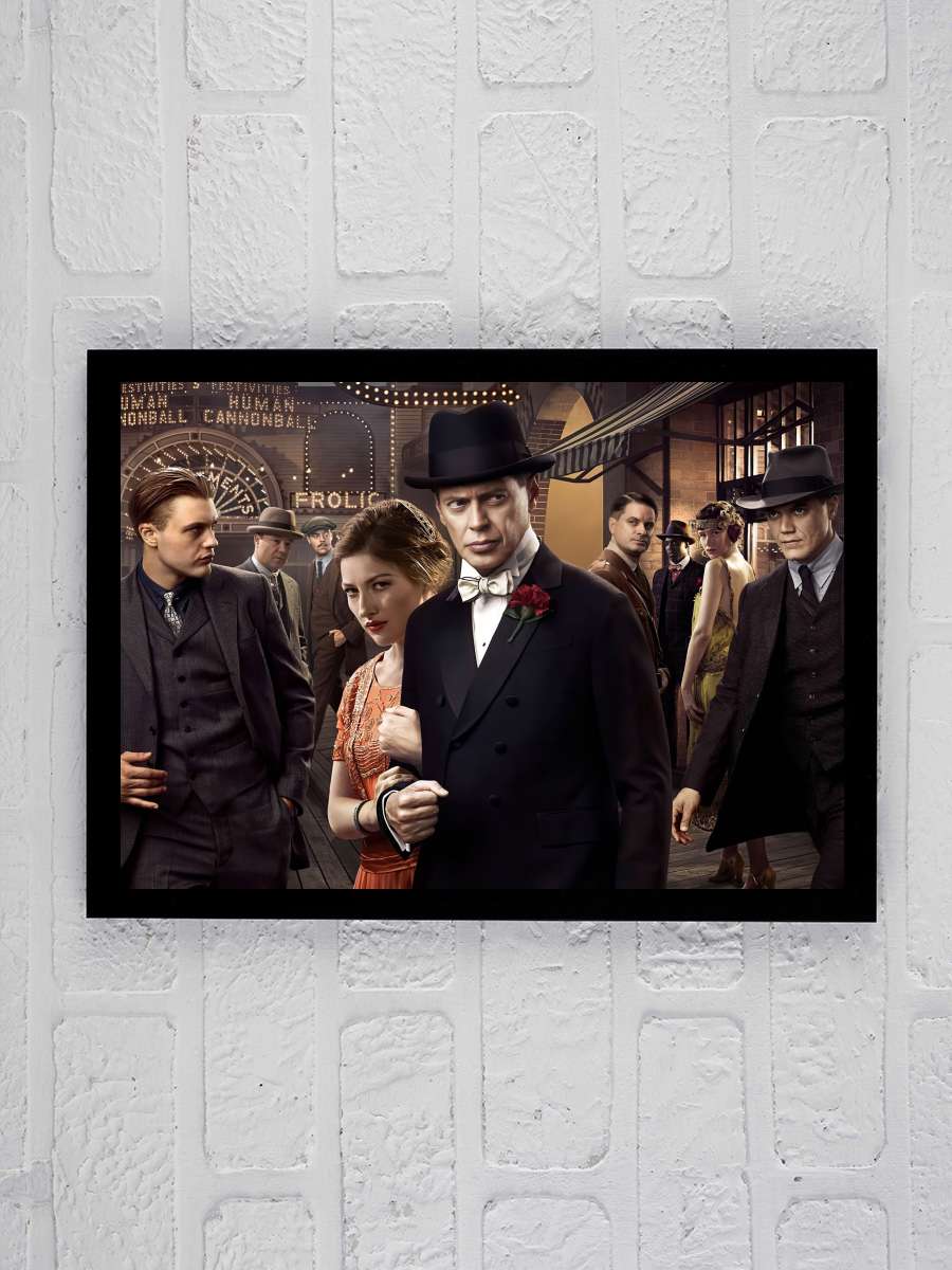 Boardwalk Empire Dizi Tablo Siyah Çerçeveli Dizi Poster Duvar Tablo