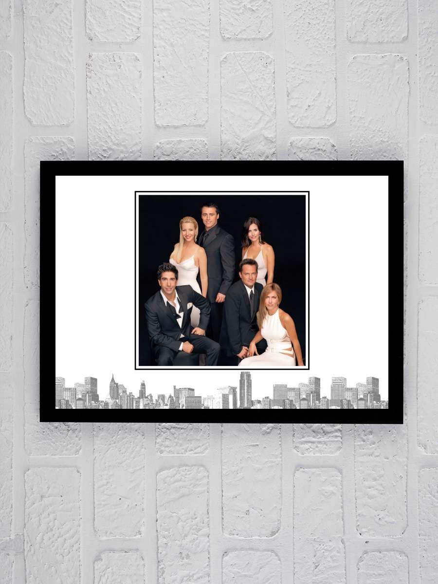 Friends Dizi Tablo Siyah Çerçeveli Dizi Poster Duvar Tablo