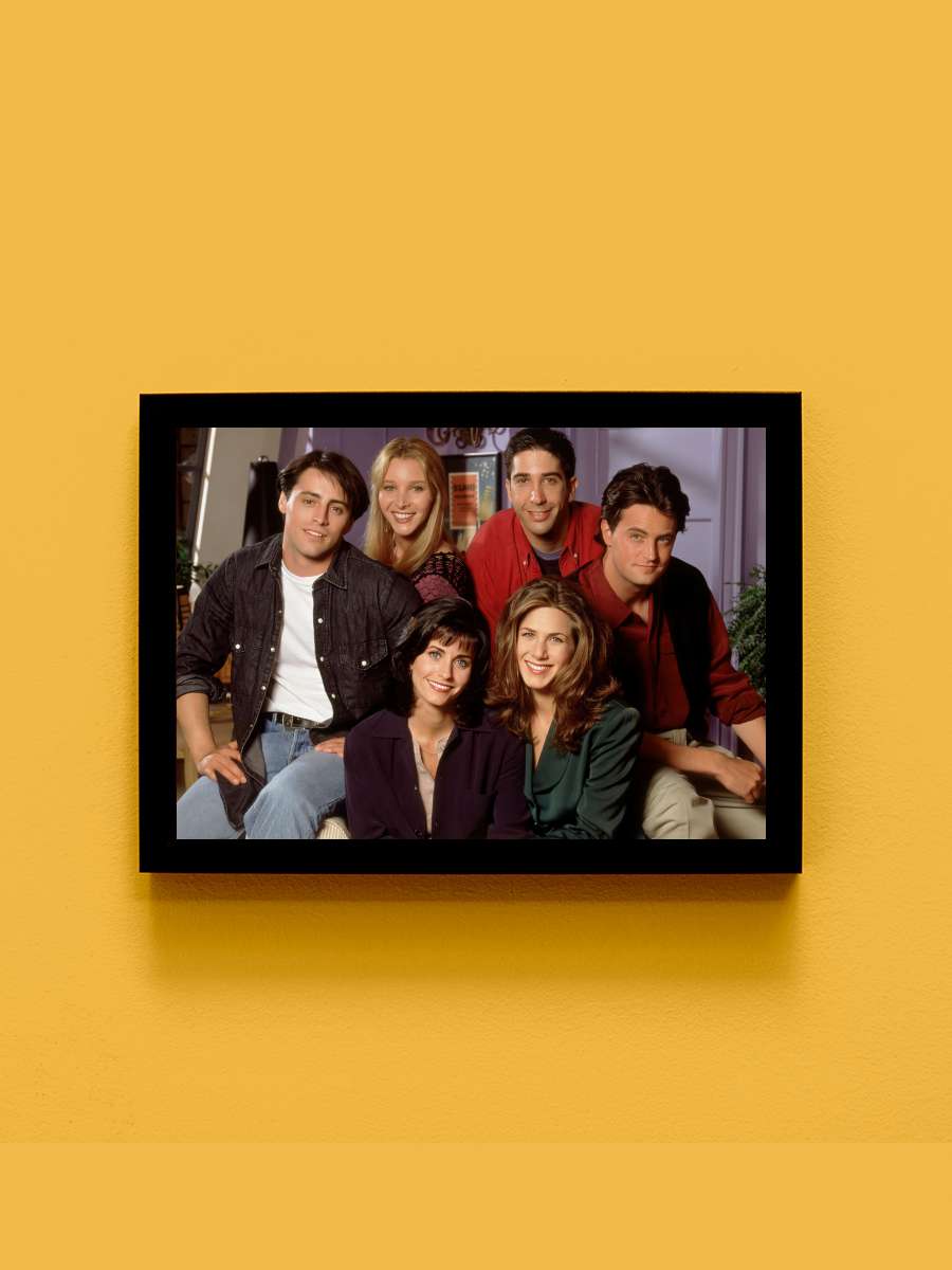 Friends Dizi Tablo Siyah Çerçeveli Dizi Poster Duvar Tablo