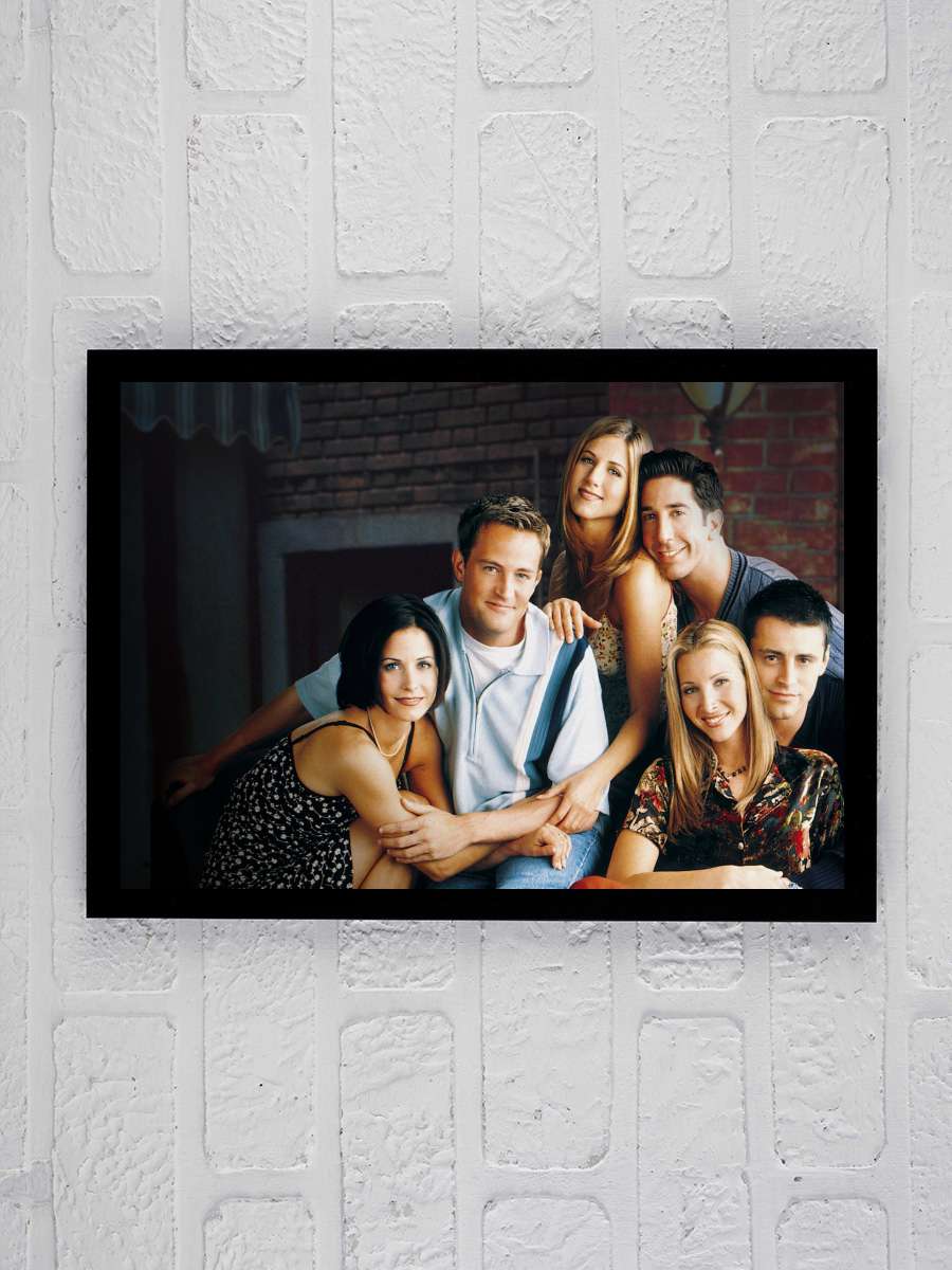 Friends Dizi Tablo Siyah Çerçeveli Dizi Poster Duvar Tablo