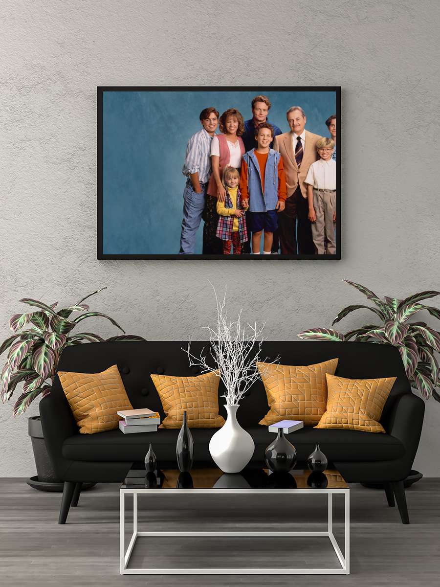 Boy Meets World Dizi Tablo Siyah Çerçeveli Dizi Poster Duvar Tablo