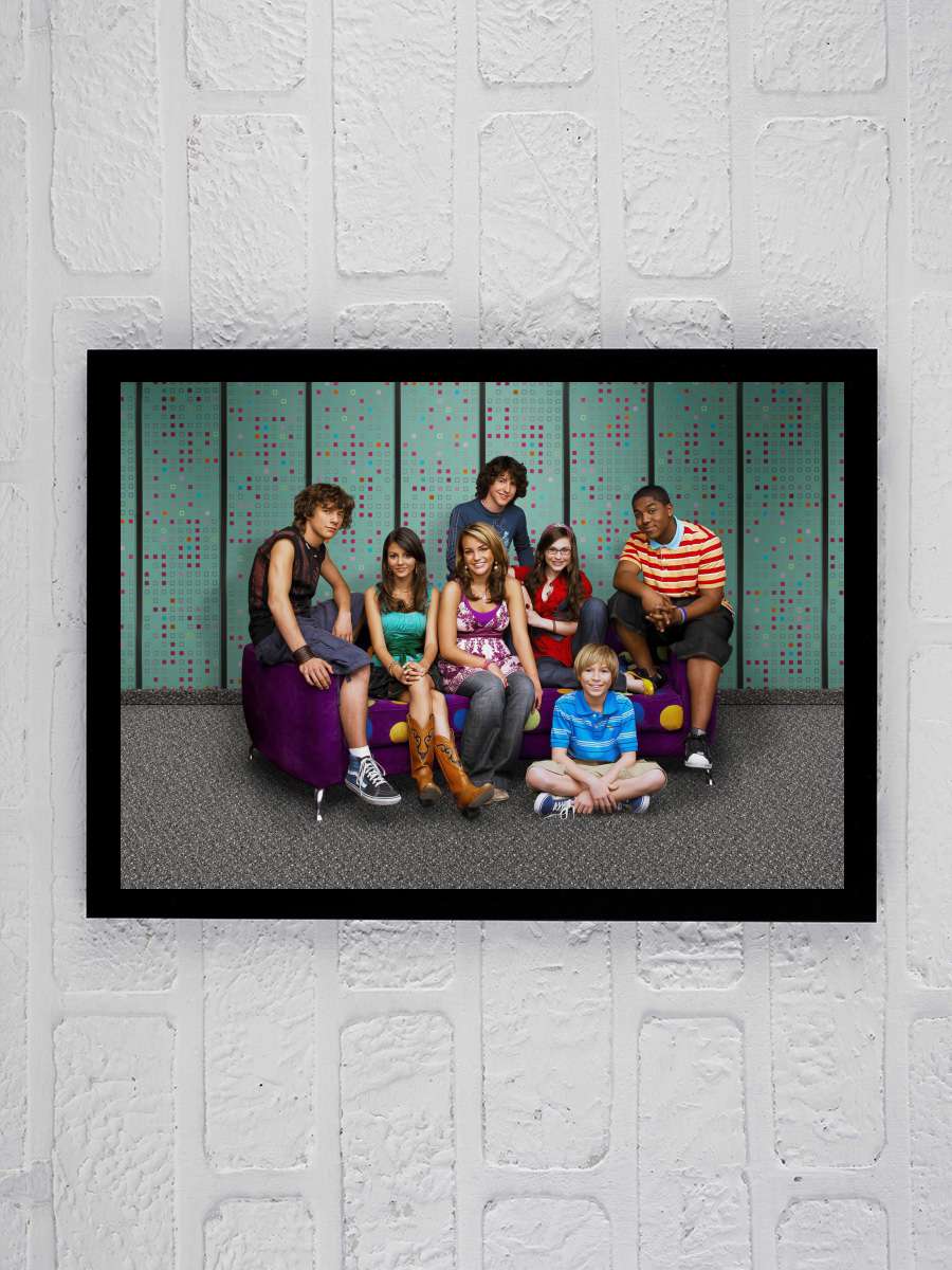 Zoey 101 Dizi Tablo Siyah Çerçeveli Dizi Poster Duvar Tablo