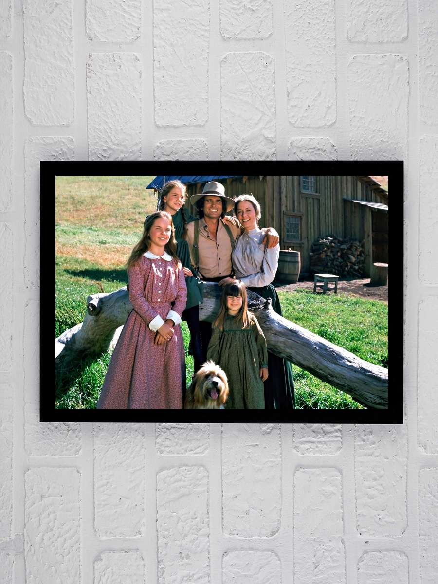 Küçük Ev - Little House on the Prairie Dizi Tablo Siyah Çerçeveli Dizi Poster Duvar Tablo