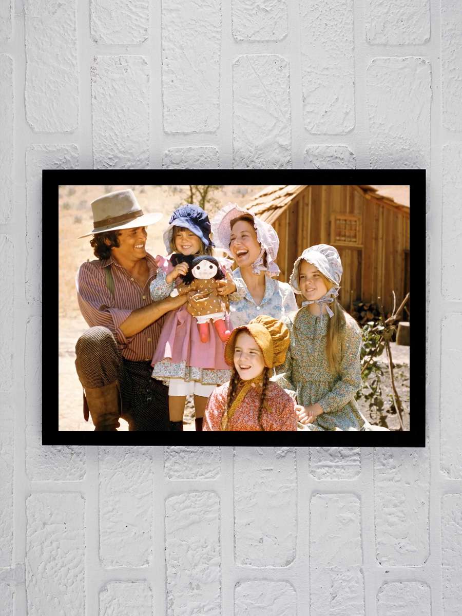 Küçük Ev - Little House on the Prairie Dizi Tablo Siyah Çerçeveli Dizi Poster Duvar Tablo