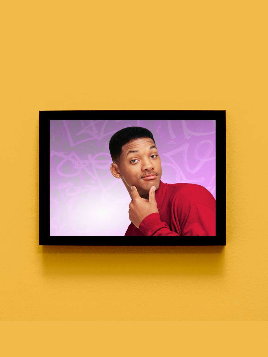 The Fresh Prince of Bel-Air Dizi Tablo Siyah Çerçeveli Dizi Poster Duvar Tablo