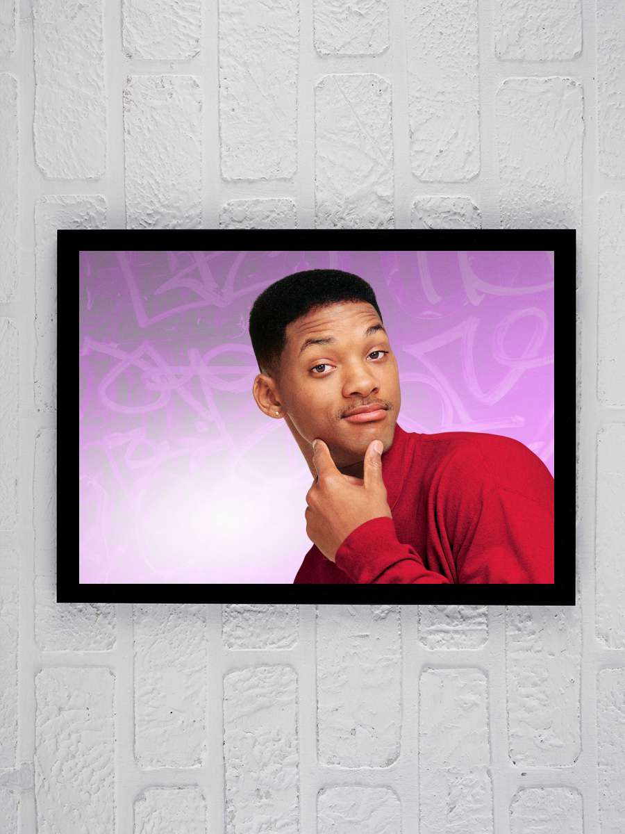 The Fresh Prince of Bel-Air Dizi Tablo Siyah Çerçeveli Dizi Poster Duvar Tablo