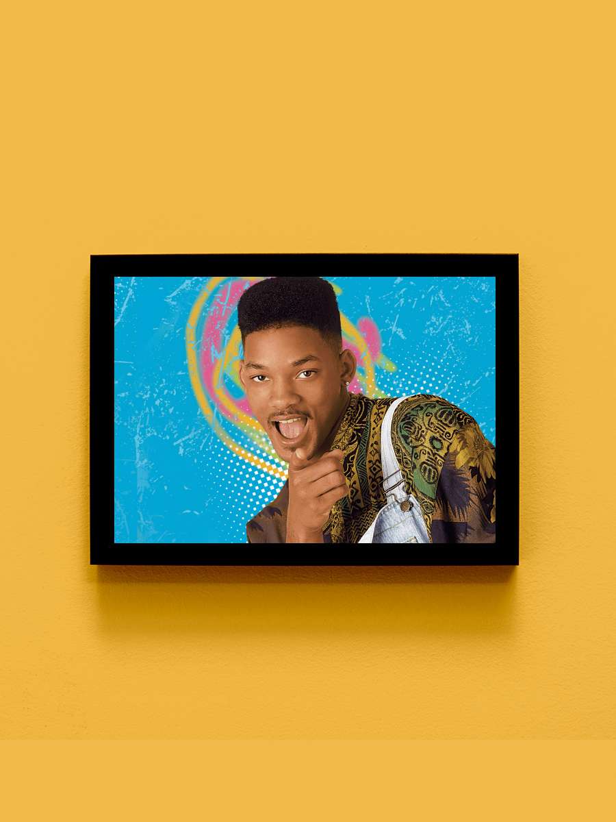 The Fresh Prince of Bel-Air Dizi Tablo Siyah Çerçeveli Dizi Poster Duvar Tablo