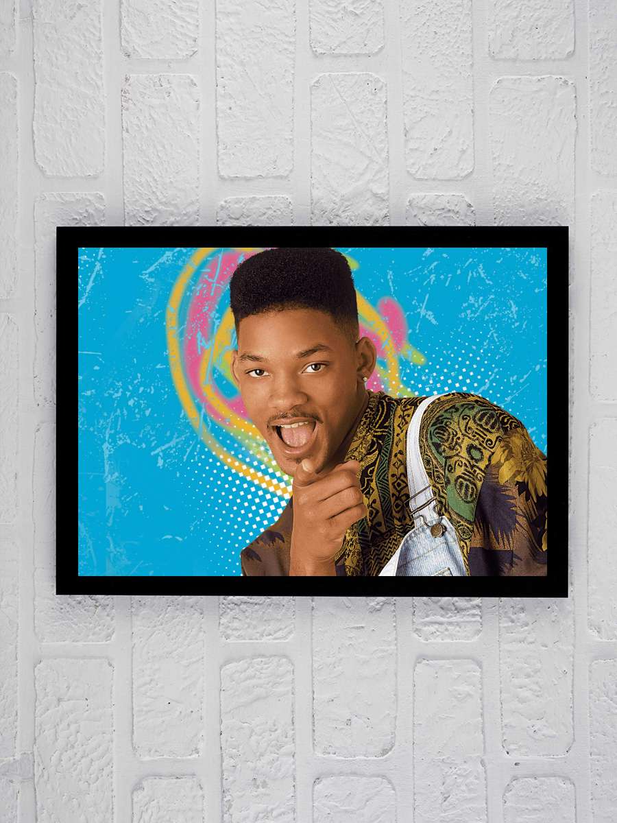 The Fresh Prince of Bel-Air Dizi Tablo Siyah Çerçeveli Dizi Poster Duvar Tablo