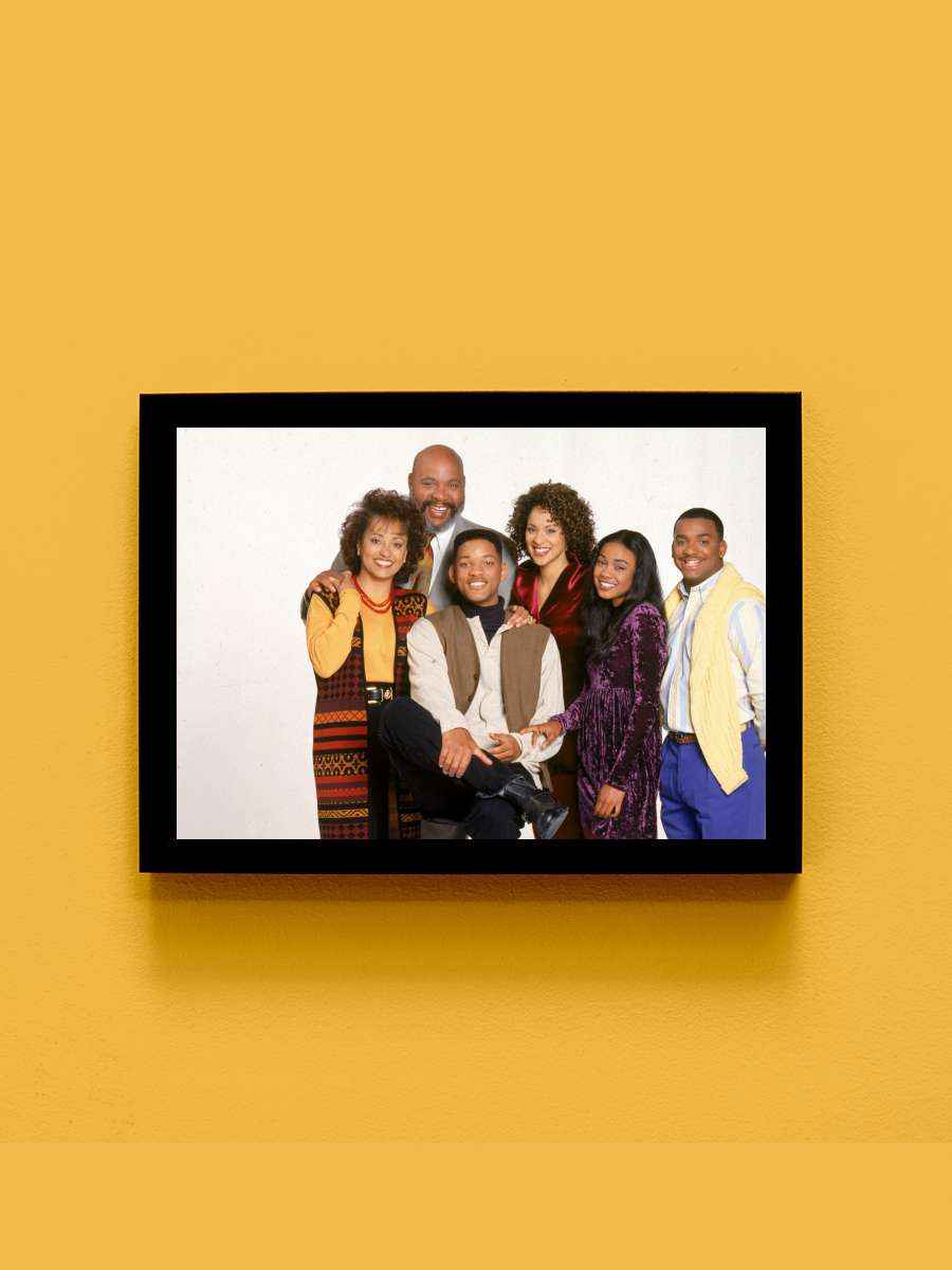 The Fresh Prince of Bel-Air Dizi Tablo Siyah Çerçeveli Dizi Poster Duvar Tablo