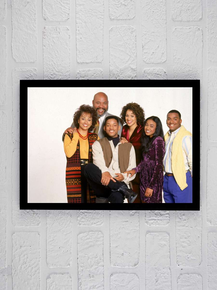 The Fresh Prince of Bel-Air Dizi Tablo Siyah Çerçeveli Dizi Poster Duvar Tablo