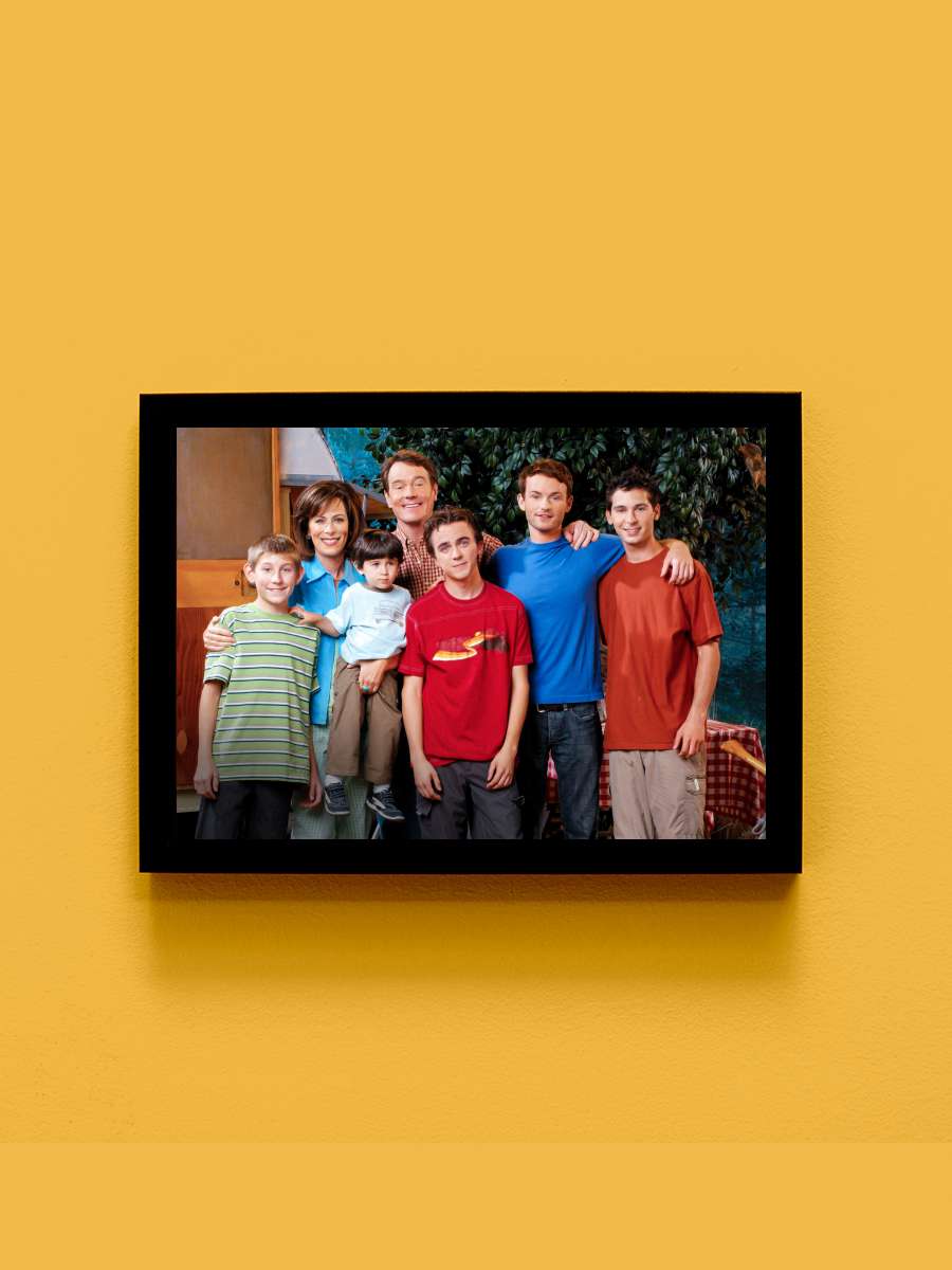 Malcolm in the Middle Dizi Tablo Siyah Çerçeveli Dizi Poster Duvar Tablo