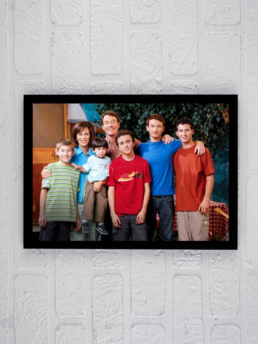 Malcolm in the Middle Dizi Tablo Siyah Çerçeveli Dizi Poster Duvar Tablo