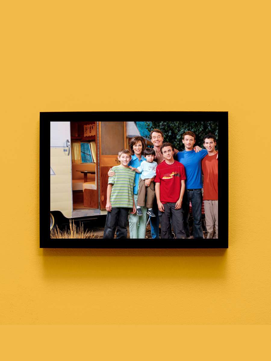 Malcolm in the Middle Dizi Tablo Siyah Çerçeveli Dizi Poster Duvar Tablo