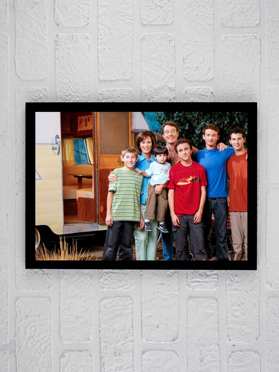 Malcolm in the Middle Dizi Tablo Siyah Çerçeveli Dizi Poster Duvar Tablo