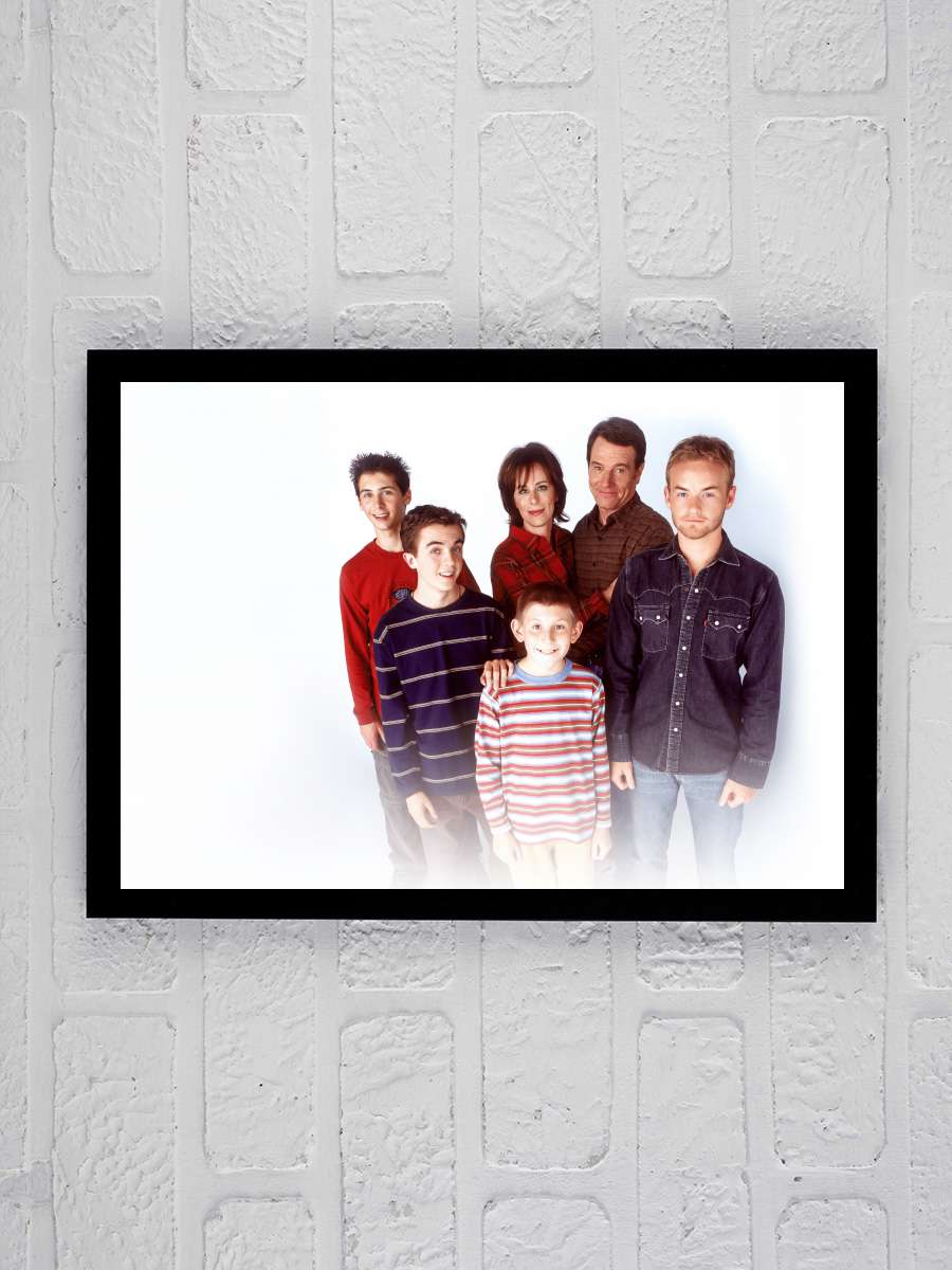 Malcolm in the Middle Dizi Tablo Siyah Çerçeveli Dizi Poster Duvar Tablo