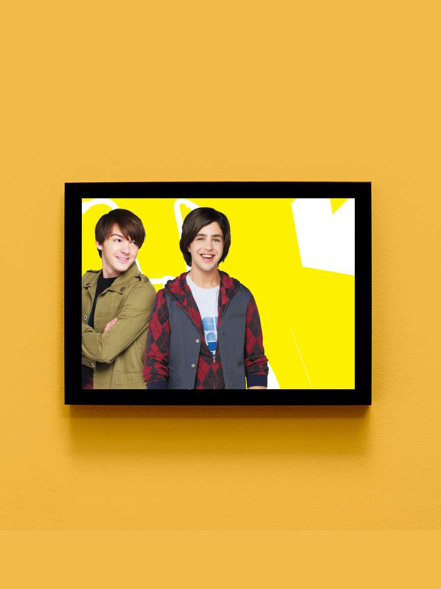 Drake & Josh Dizi Tablo Siyah Çerçeveli Dizi Poster Duvar Tablo