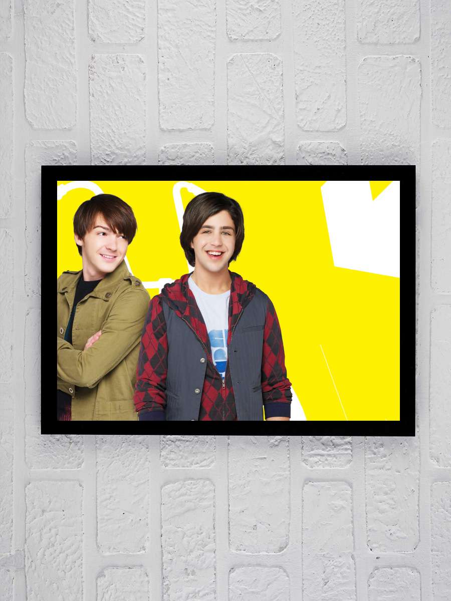 Drake & Josh Dizi Tablo Siyah Çerçeveli Dizi Poster Duvar Tablo