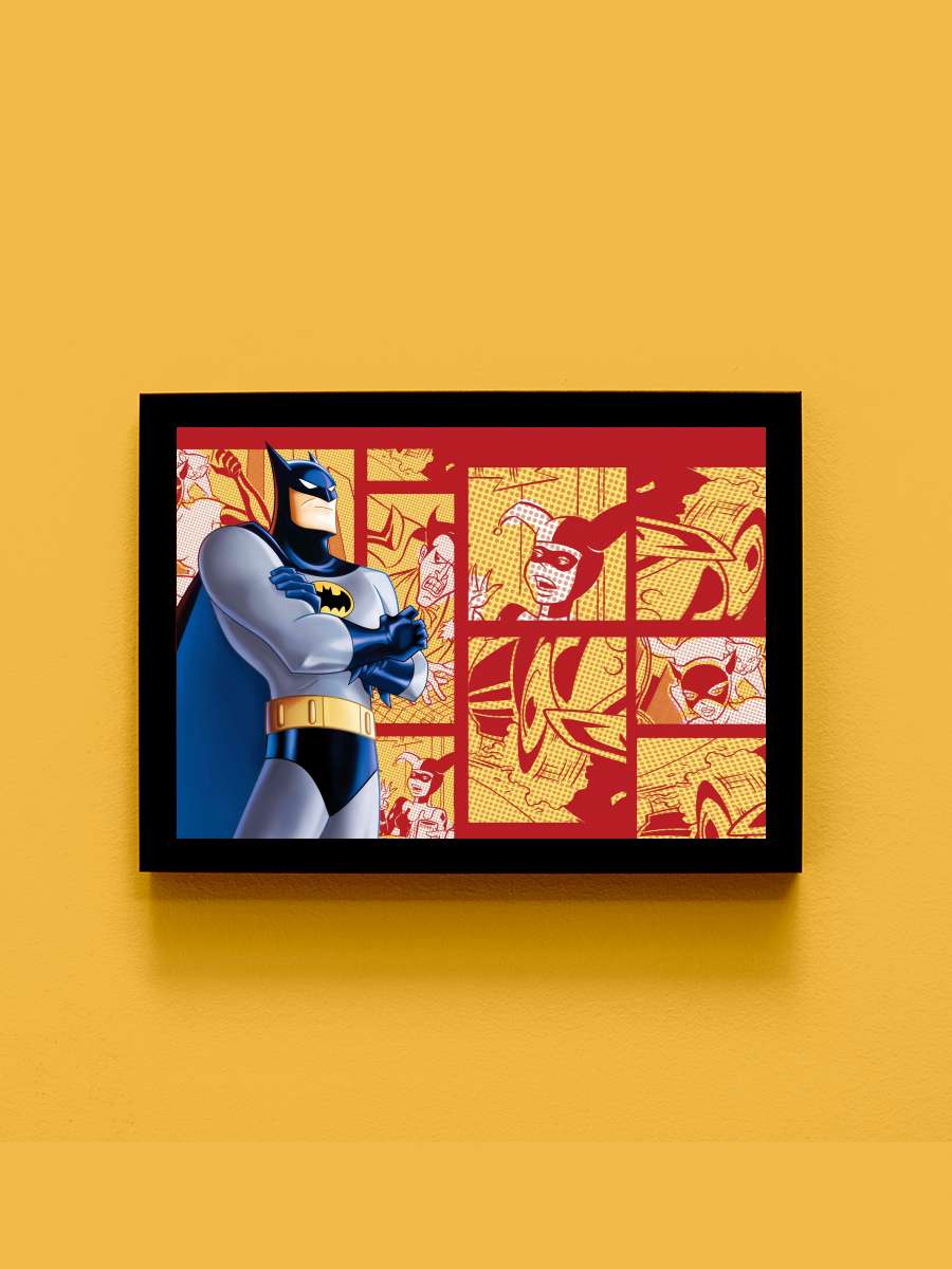 Batman: Animasyon Serisi - Batman: The Animated Series Dizi Tablo Siyah Çerçeveli Dizi Poster Duvar Tablo