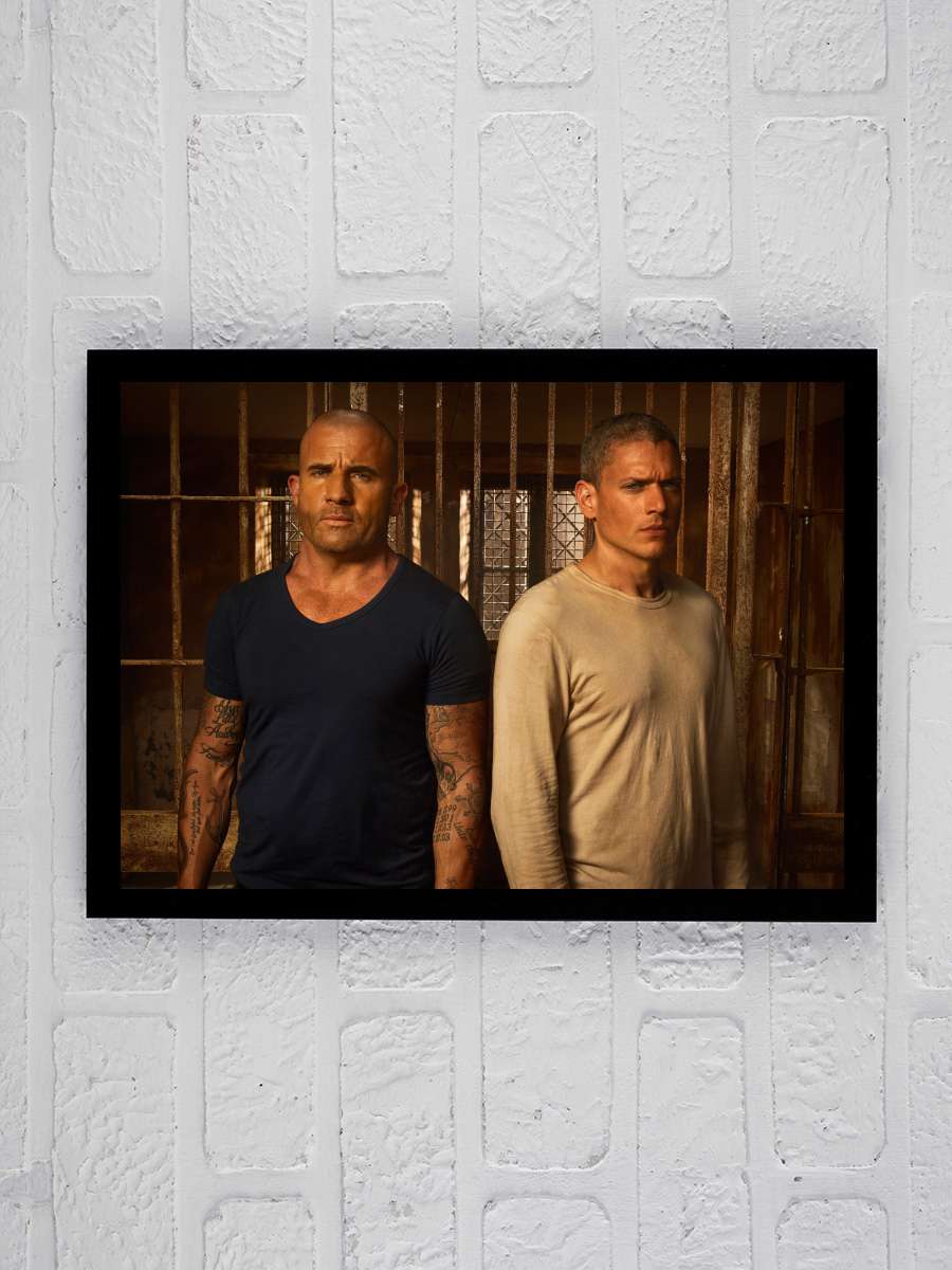 Prison Break Dizi Tablo Siyah Çerçeveli Dizi Poster Duvar Tablo