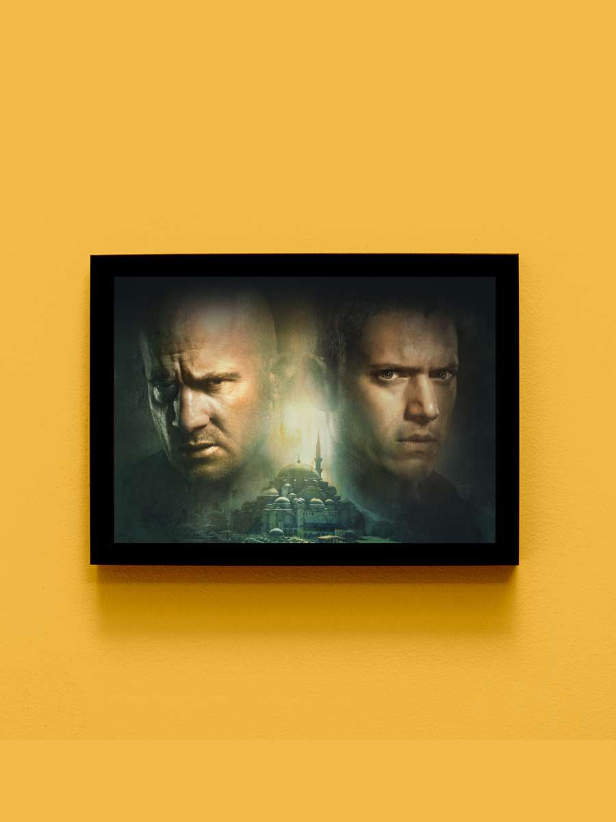 Prison Break Dizi Tablo Siyah Çerçeveli Dizi Poster Duvar Tablo