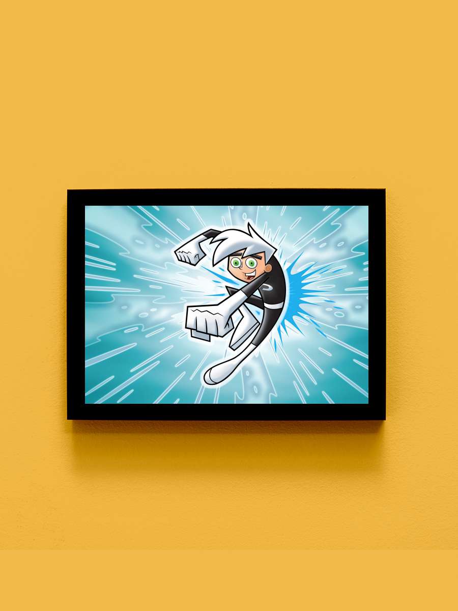 Danny Phantom Dizi Tablo Siyah Çerçeveli Dizi Poster Duvar Tablo