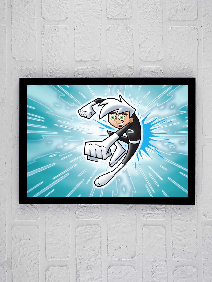 Danny Phantom Dizi Tablo Siyah Çerçeveli Dizi Poster Duvar Tablo