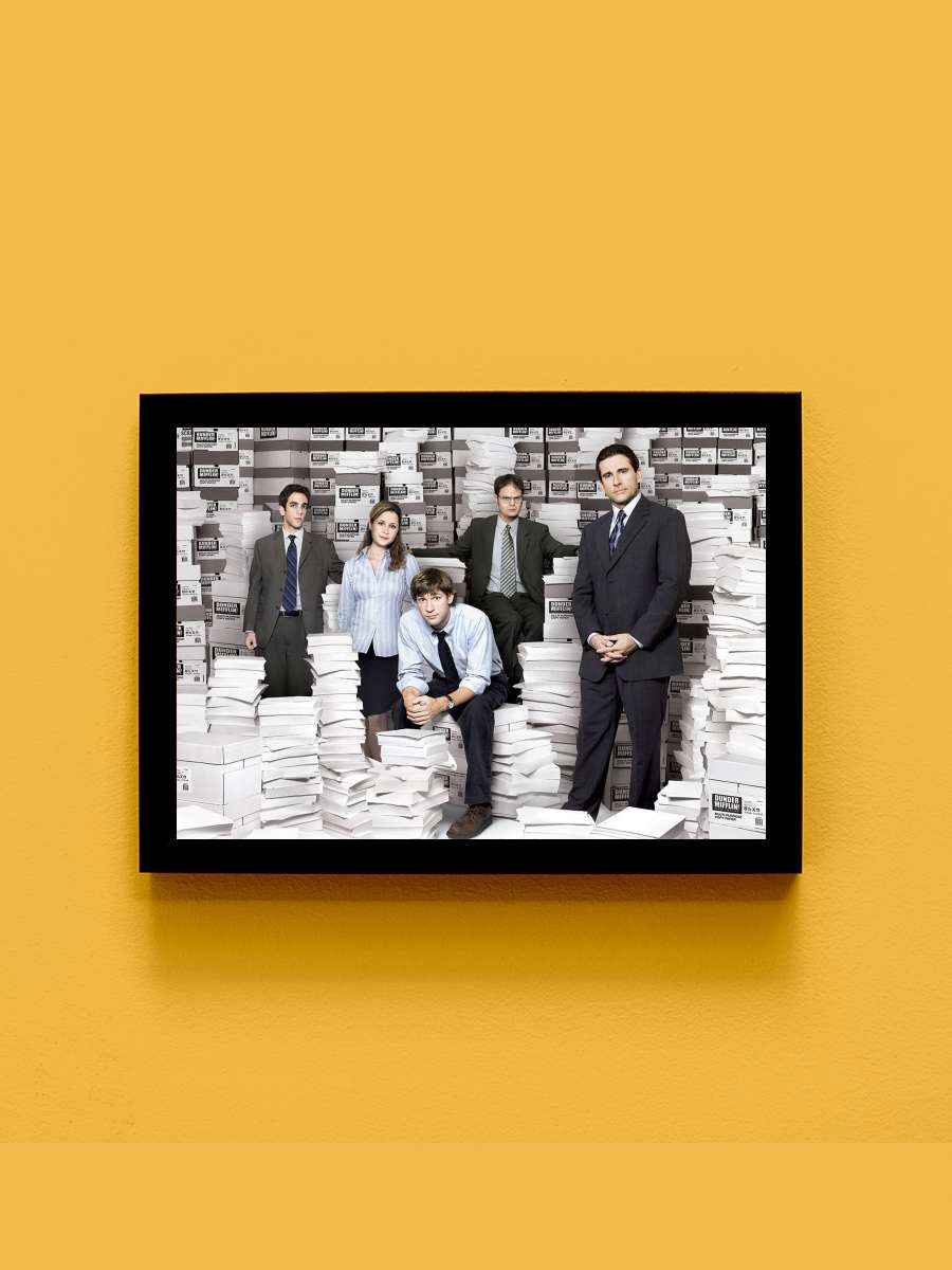 ‎Ofis‎ - The Office Dizi Tablo Siyah Çerçeveli Dizi Poster Duvar Tablo