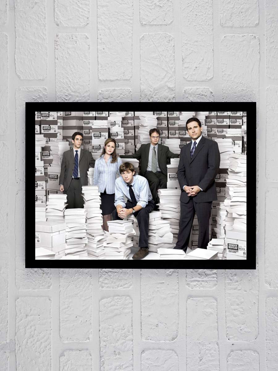 ‎Ofis‎ - The Office Dizi Tablo Siyah Çerçeveli Dizi Poster Duvar Tablo