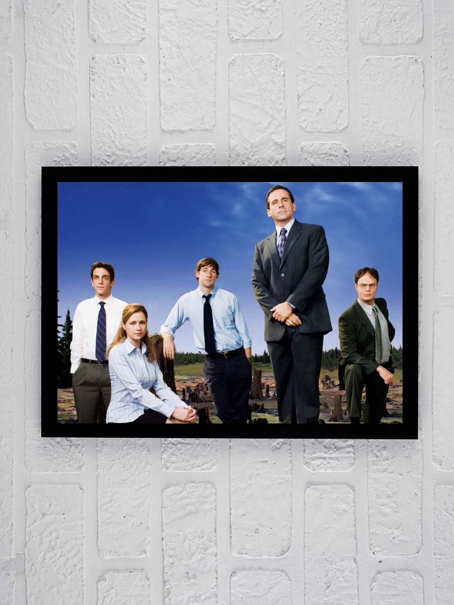 ‎Ofis‎ - The Office Dizi Tablo Siyah Çerçeveli Dizi Poster Duvar Tablo